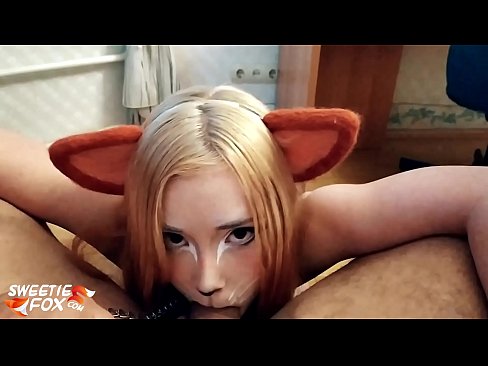 ❤️ Kitsune loro dick na kụkọba n'ọnụ ya ❤️❌ Anal porn ❌